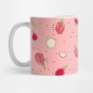 Dragon fruit pattern Mug